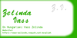 zelinda vass business card